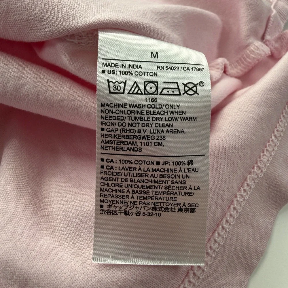 BANANA REPUBLIC Luxe Touch Pip Pink Oxford Polo Short Sleeve Shirt‎ Mens Medium